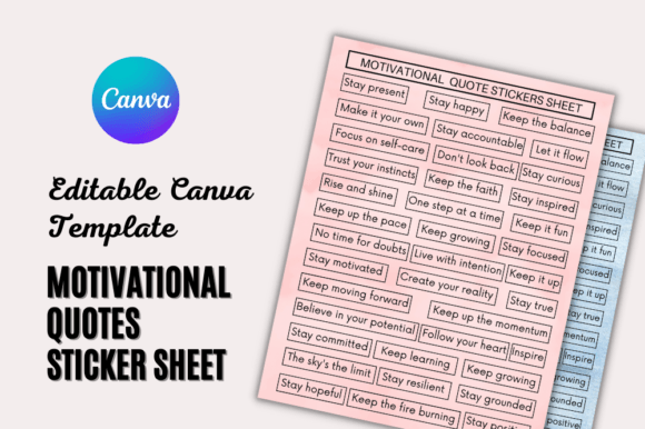 Download PRINTABLE QUOTES STICKER SHEET - Sheet Collection