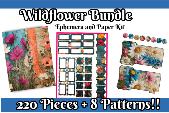 Download Wildflower Junk Journal Kit Large - Junk journal kit Collection