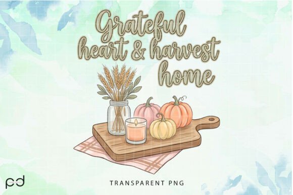 Download Grateful Heart and Harvest Home Graphics - Premium Bundle