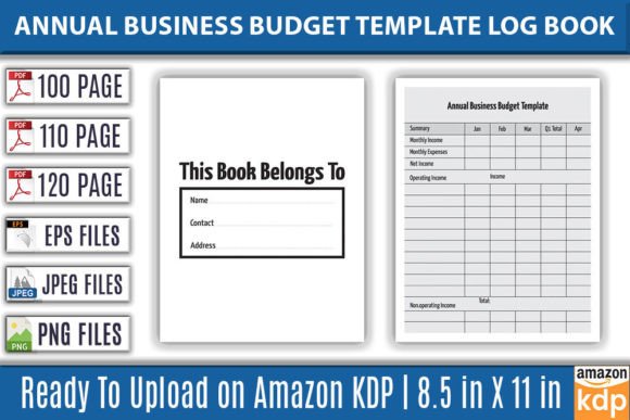 Download Annual Business Budget Template Log Book - Business budget Collection