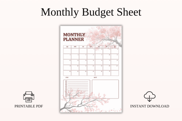 Download Aesthetic Monthly Budget Sheet Printable - Sheet Collection