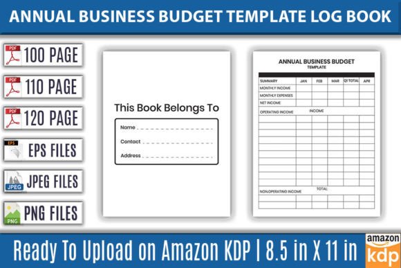 Download Annual Business Budget Template Log Book - Business budget Collection