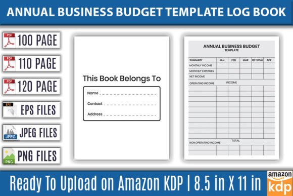 Download Annual Business Budget Template Log Book - Business budget Collection