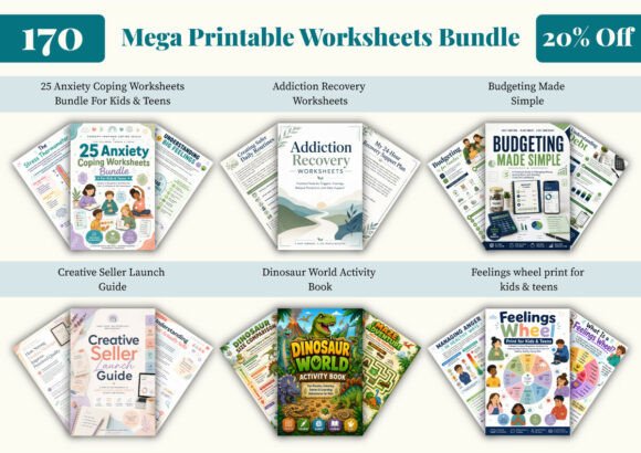 Download Mega Printable Worksheets Bundle - Sheet Collection
