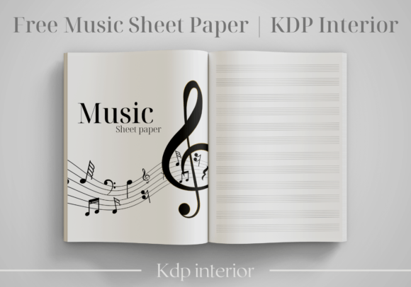 Download Free Music Sheet Paper | KDP Interior - Sheet Collection