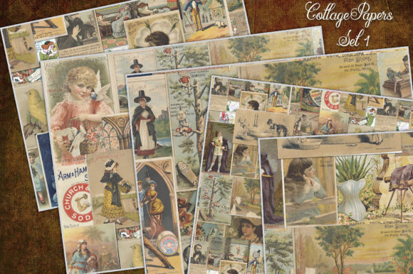 Download Ephemera Collage Sheets - Sheet Collection