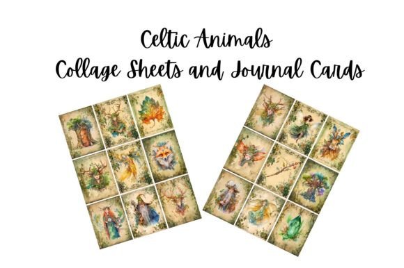 Download Celtic Fantasy Collage Sheets and Cards - Sheet Collection