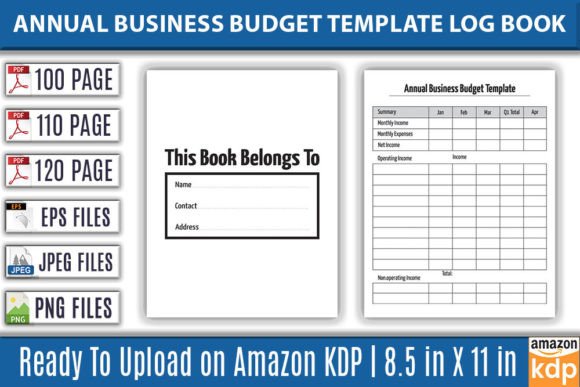 Download Annual Business Budget Template Log Book - Business budget Collection