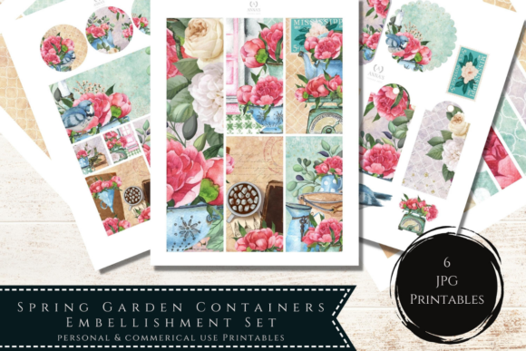 Download Spring Embellishments, Collage Sheets - Sheet Collection
